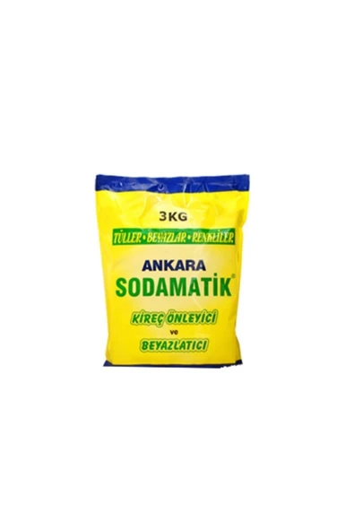 ankara sodamatik Ankara Soda Matik 3 Kg. ( Toz Deterjan ) (2'Lİ)