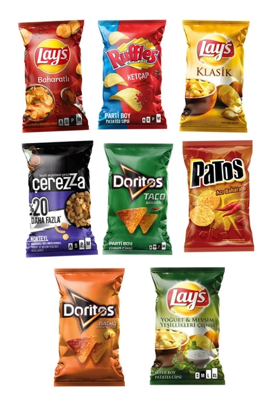 DORİTOS 8 Parça Karma Karışık Cips Paketi Versiyon 2 - 2