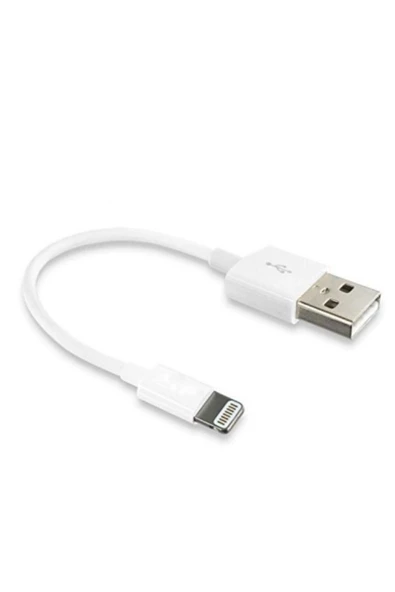 Alfais 4663 Usb Lightning Kısa Data Şarj Kablosu 20 Cm (apple Iphone Için)