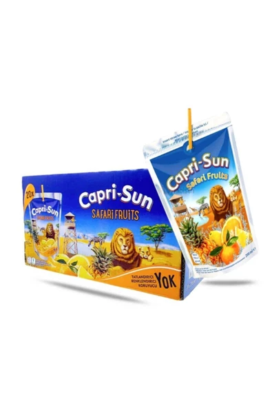 Capri - Sun Safari Fruıts 20 Adet Efsane Meyve Suyu