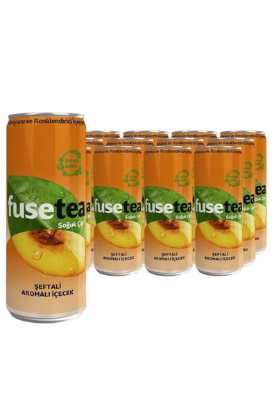 Fuse Tea Şeftali Aromalı Içecek Soğuk Çay 330 Ml X 12 Adet