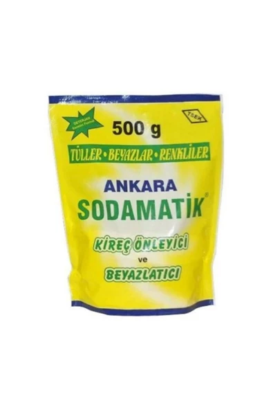 ankara sodamatik 500 Gr. ( Toz Deterjan ) (2'Lİ)