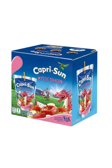 Capri - Sun Capri Sun Mystıc Dragon 20 Adet 200 Ml Efsane Meyve Suyu