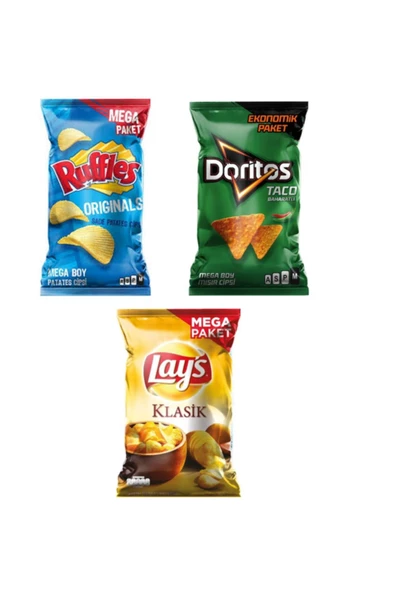 DORİTOS Lay's Ruffles Mega Karma Paket