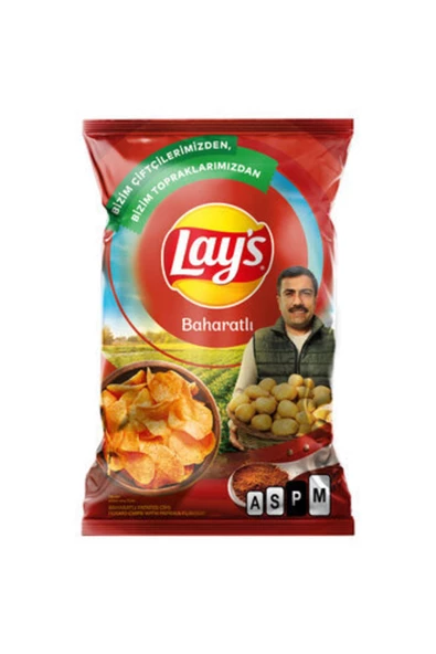 Lay's Baharatlı Patates Cipsi Parti Boy 150 G ( 8 Adet )