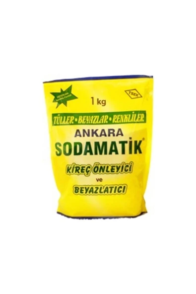 ankara sodamatik Ankara Soda Matik 1 Kg. ( Toz Deterjan ) (4'LÜ)