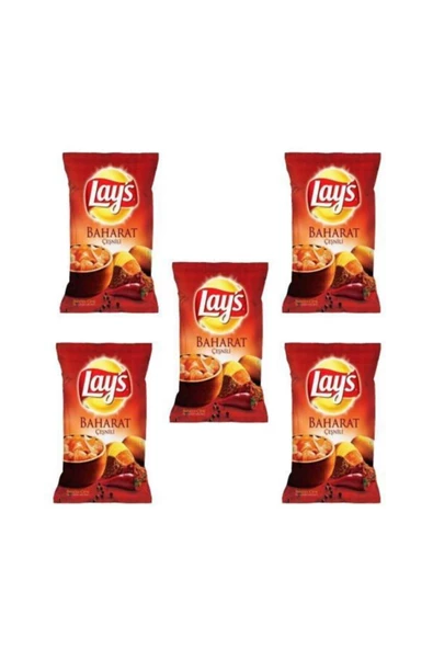 Lay's Baharat Çeşnili Cips 98 gr X 5 Ad