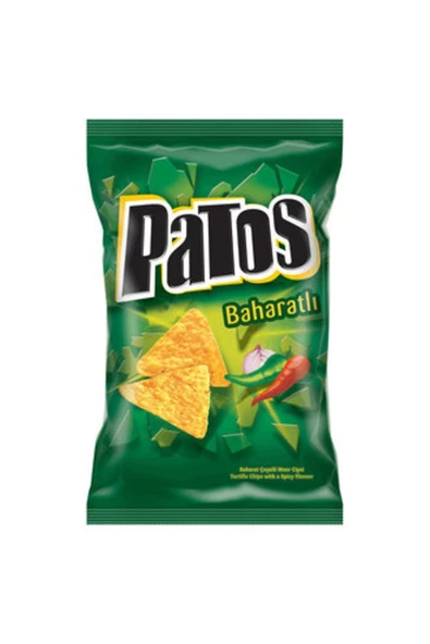 Patos Baharat Aroma Çeşnili Mısır Cipsi 109 G ( 5 Adet )