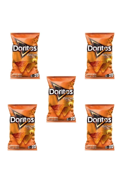 DORİTOS Nacho Peynirli Mısır Cipsi Super Boy X 5 Adet