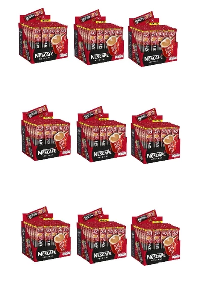 Nescafe Original 3'ü 1 Arada Hazır Kahve 624 Gr 48 Li Paket X 9 Adet