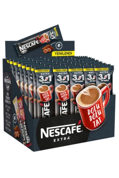 Nescafe 3 Ü 1 Arada Bol Kahveli 48'li (48x16,5gr=792 gr)