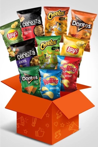 PepsiCo Dev Cips Paketi (Lay’s, Ruffles, Doritos, Cheetos, Çerezza)