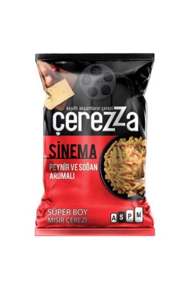 Çerezza Sinema Peynir & Soğan Mısır Çerezi Süper Boy 117 G ( 8 Adet )