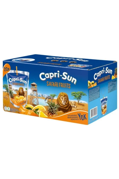 CAPRİSAN Capri - Sun Safari Fruits 200 Ml X 20 Adet