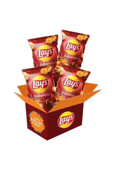 PepsiCo Lay's Paketi(lay's Baharat Parti Boy 150 Gr Patates Cipsi X 4 Paket)