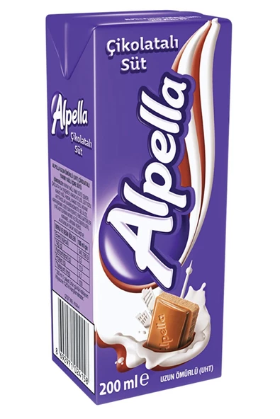 GROS Alpella Çikolatalı Süt 180 Ml 27'li