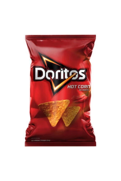 DORİTOS Hot Corn Acı Biberli Parti Boy 158 G ( 8 Adet )