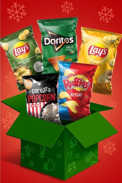 PepsiCo Yaz Cips Paketi (Lay’s, Ruffles, Doritos, Çerezza)