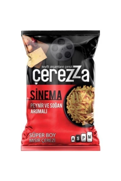 Çerezza Sinema Peynir & Soğan Mısır Çerezi Süper Boy 117 G
