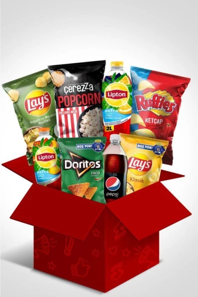 PepsiCo Yaz Cips ve İçecek Paketi (Lay’s, Ruffles, Doritos, Çerezza, Lipton Ice Tea, Pepsi)