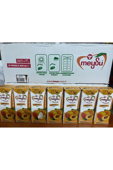 Meysu Kayısı Dinamik Meyve Suyu 200 ml 54'li