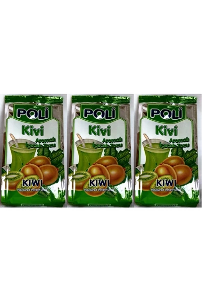 POLI Kivi Aromalı Içecek Tozu 3x300 Gr (3 Adet)