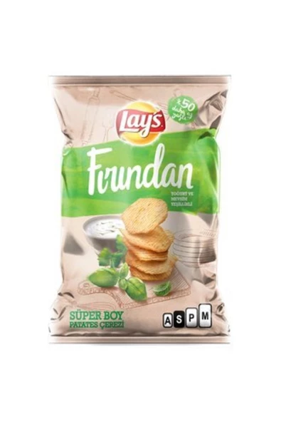 Lay's Fırından Yoğurt & Mevsim Yeşillikleri Patates Çerezi Süper Boy 96 G ( 8 Adet )