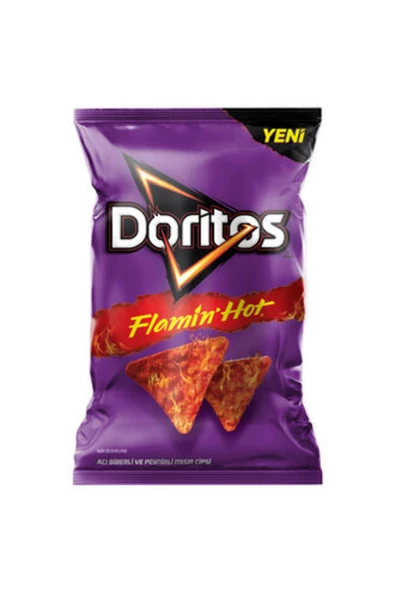 DORİTOS Flamin Hot Acı Biberli Ve Peynirli 102 G ( 8 Adet )