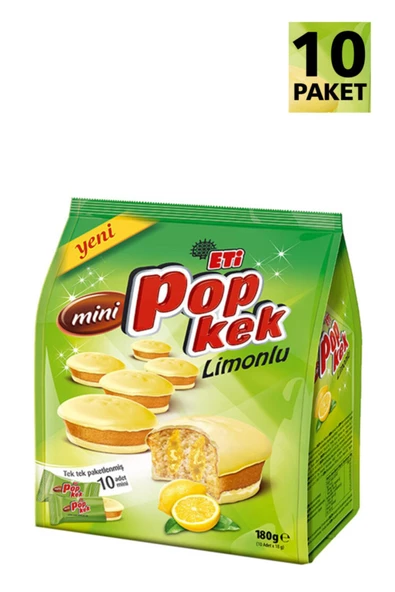 Eti Popkek Mini 10lu Limonlu 10 Paket - 2