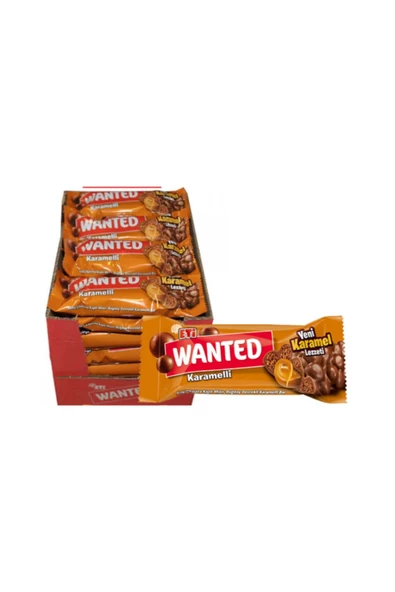 Eti Wanted Karamelli 32 Gr X 24 Adet