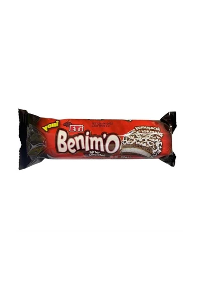 Eti Benim'o Bitter Çikolatalı 80 gr