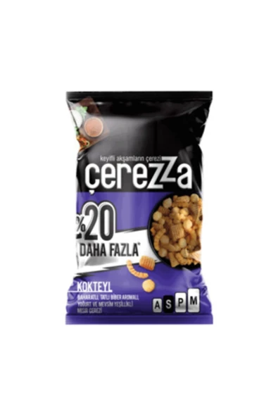 Çerezza Kokteyl Mısır Çerezi Süper Boy 117 G ( 5 Adet )