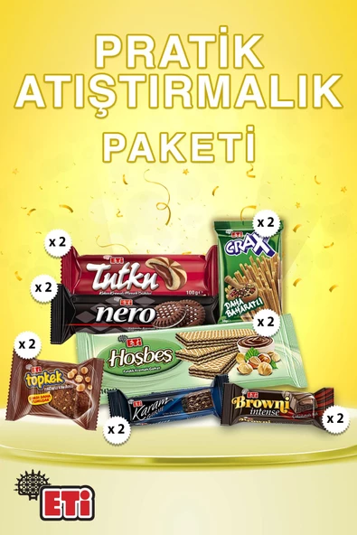 Eti Pratik Atıştırmalık Paketi