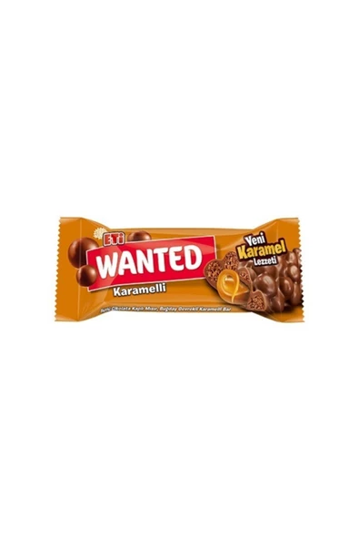 Eti Wanted Karamelli 22 gr 24' Lü
