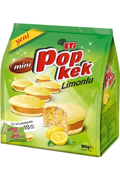 Eti Popkek Mini 10lu Limonlu 10 Paket