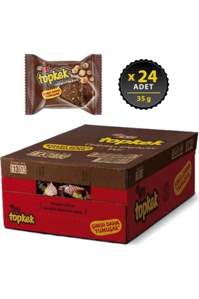 Eti Topkek Fındıklı Kakaolu 35 Gr X 24 Adet