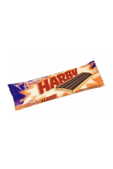 Alpella Harby Karamelli Kaplamalı Bisküvi 25 Gr 10 Adet