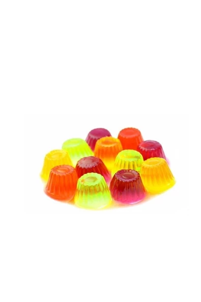 Fresh 250 Adet Karışık Meyveli Jöle Mini Jöle Meyve Aromalı (10 Gr) Nostaljik Jellytube Jelly