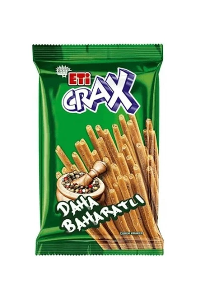 Eti Crax Baharatlı Çubuk Kraker 50 Gr (20 Adet)