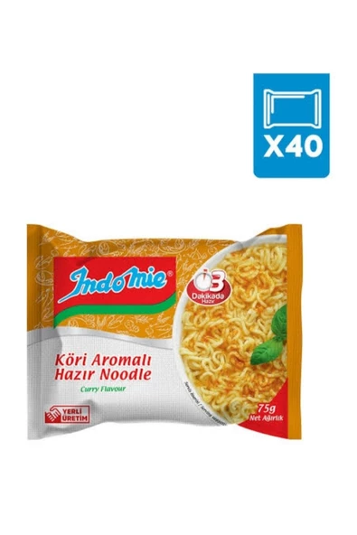 İndomie Körili Hazır Noodle 75 Gr (40x75gr)