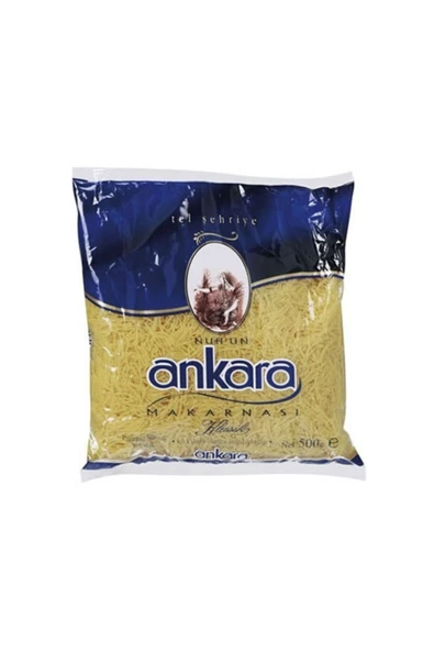 Nuh'un Ankara Ankara Makarnası Tel Şehriye (20x500 Gr)