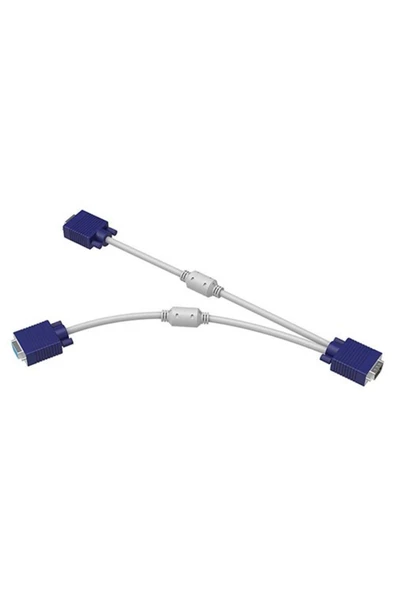 Ars Vga 2li Çoklayıcı Y Splitter Kablo 1erkek To 2 Dişi Vga Kablo - 3