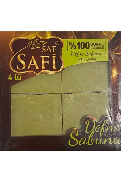 SAF SAFİ Saf Doğal Defne Sabunu 4'lü 600 gr
