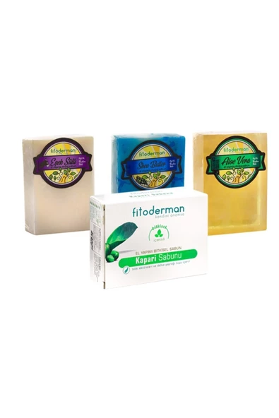 Fitoderman Doğal Saç, Cilt Ve Vücut Bakım Sabun Seti6 150 gr X 4