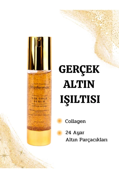 Fitoderman 24K Kırışıklık Karşıtı ve Nemlendirici Altın Yüz Bakım Serumu - 3