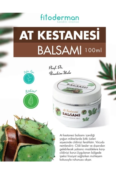 Fitoderman Cilt Bariyer Güçlendirici & Ekstra Nem Içerikli & Besleyici Bitkisel At Kestanesi Balsamı 100 Ml
