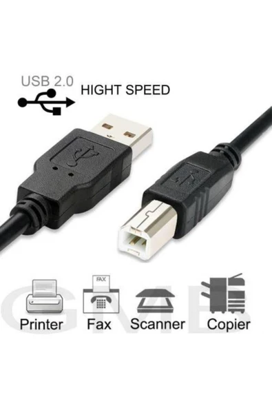 Class Usb Yazıcı Printer Arabağlantı Kablosu Usb 2.0 Yüksek Hız 1.5 Mt