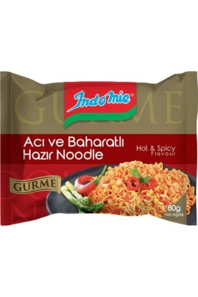 İndomie Indomie Gurme Serisi Indomie Acı Ve Baharatlı 40 Paket