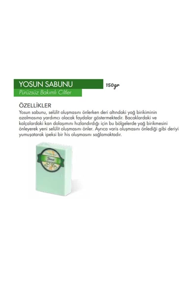 Fitoderman Doğal Yosun Bakım Sabunu 150 gr