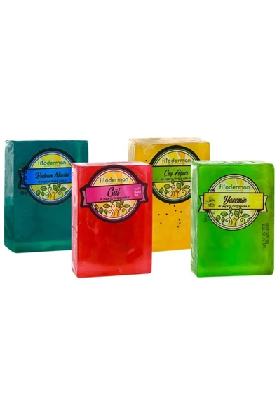 Fitoderman Doğal Gliserinli & Nemlendirici Sabun Seti2 150 gr X 4